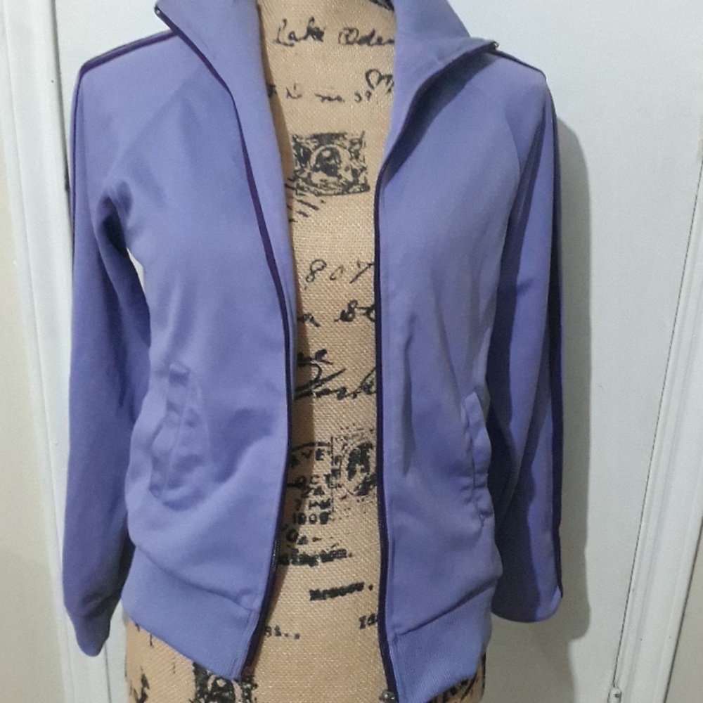 Purple track jacket